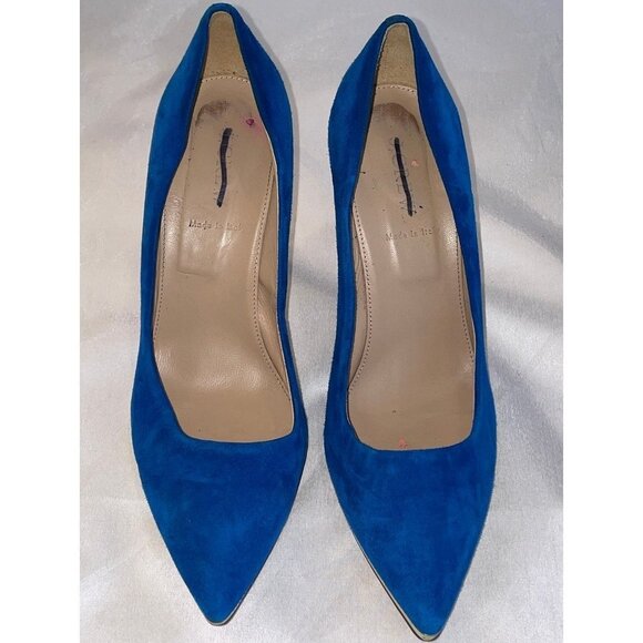 J.CREW Everly Suede Metallic-Trim Stilettos - Picture 4 of 10